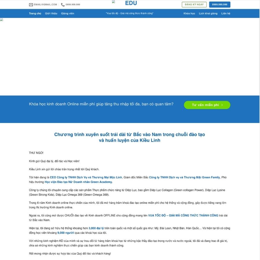 Themes WordPress mẫu website landingpage học tập, mẫu giáo dục, mẫu web giáo dục edu 3