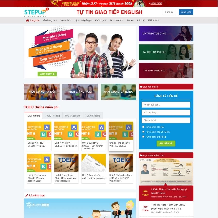 Themes WordPress mẫu website landingpage học tập, mẫu giáo dục, mẫu web giáo dục edu 4