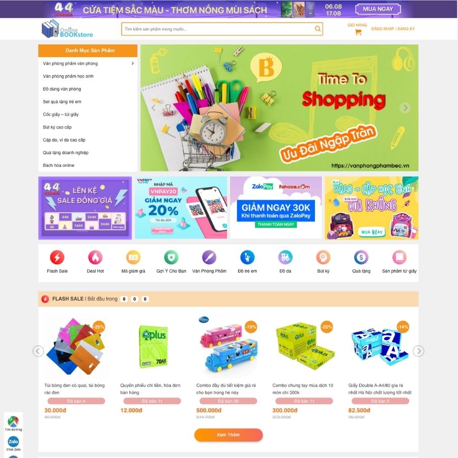 Themes WordPress mẫu website bán sách, bán sách đọc, đồ dùng học tập, đồ chơi trẻ em 2