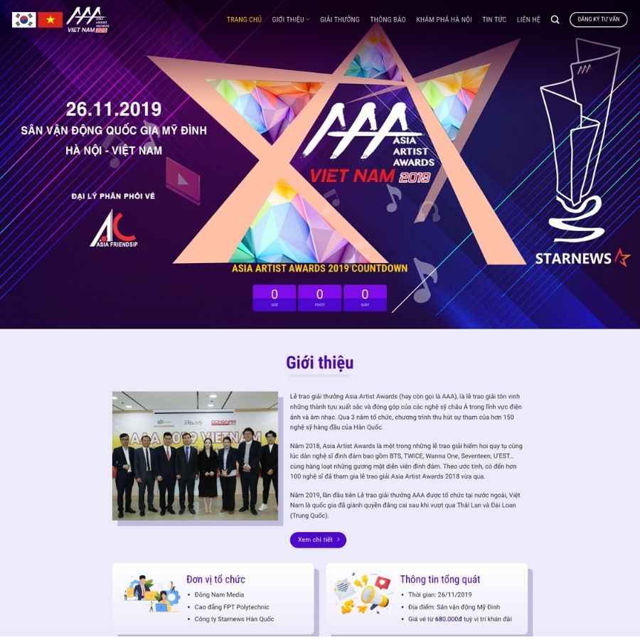 Themes WordPress mẫu website landingoage sự kiện, mẫu website sự kiện, concept cực đẹp