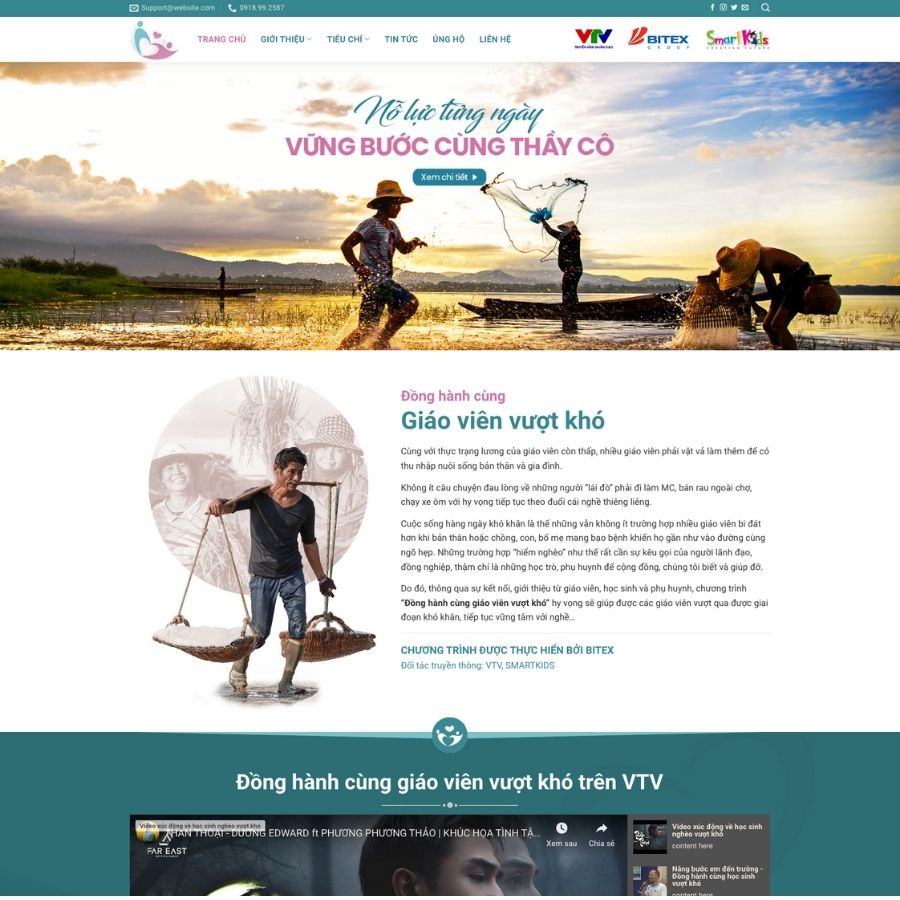 Themes WordPress mẫu website landingoage sự kiện, mẫu website chương trình, concept cực đẹp 2