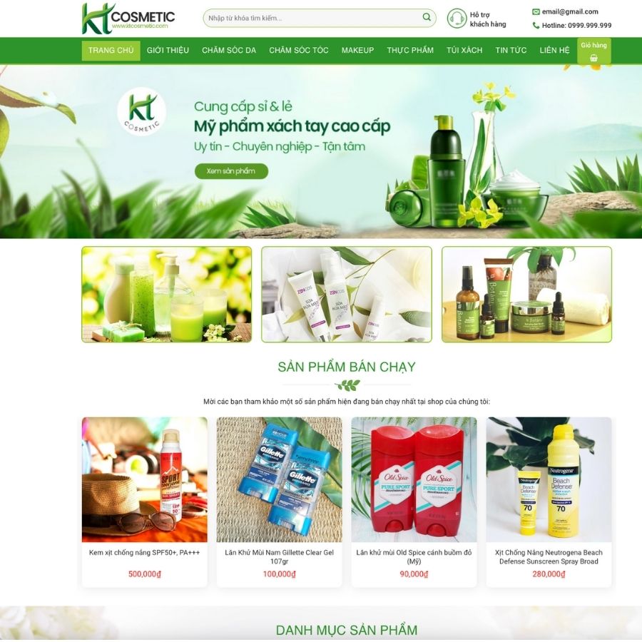 Themes WordPress mẫu website bán mỹ phẩm, website bán mỹ phẩm, bán nước hoa mỹ phẩm 6