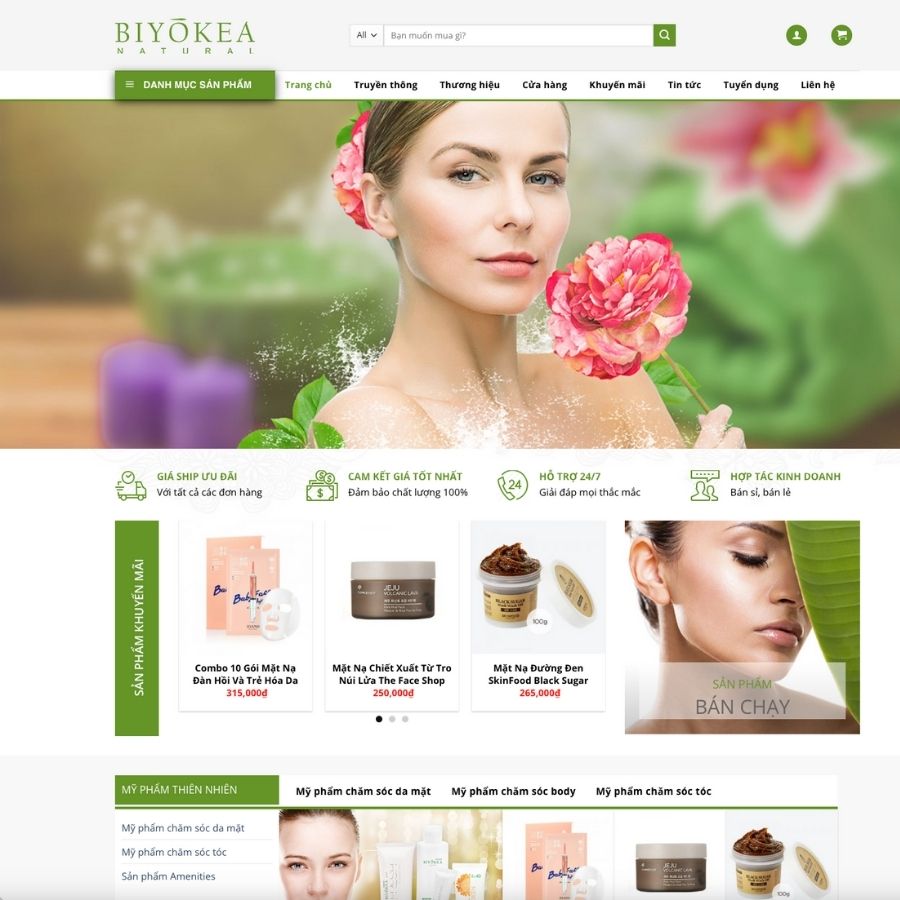 Themes WordPress mẫu website bán mỹ phẩm, website bán mỹ phẩm, bán nước hoa mỹ phẩm 7