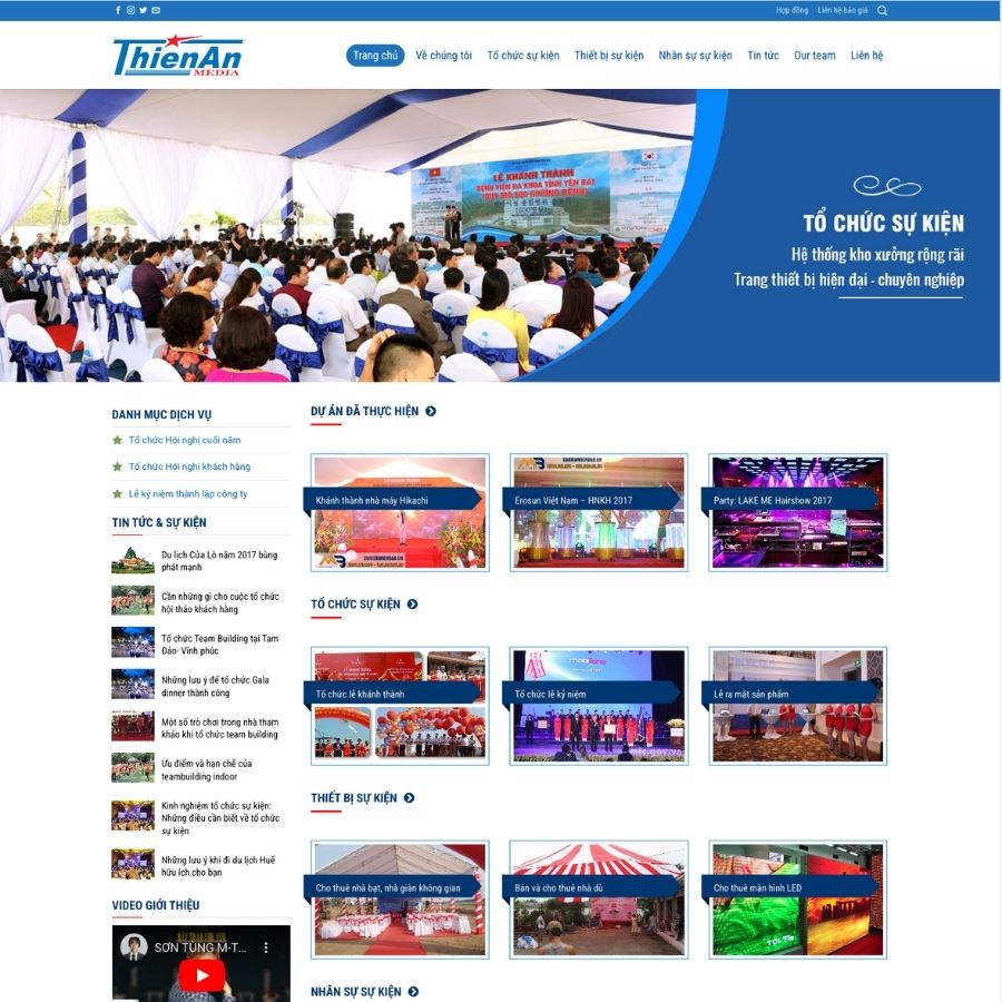Themes WordPress mẫu website tổ chức sự kiện, giới thiệu sự kiện, công ty tổ chức sự kiện, event 3