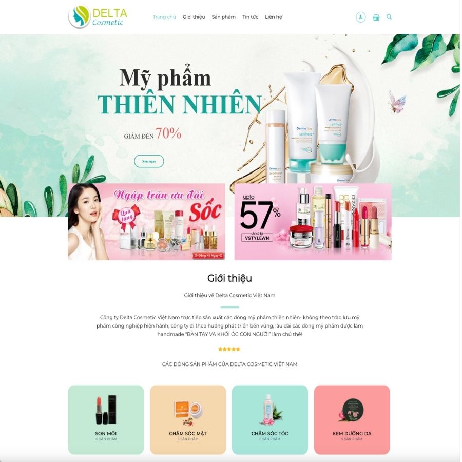 Themes WordPress mẫu website bán mỹ phẩm, website bán mỹ phẩm, landingpage mỹ phẩm 9