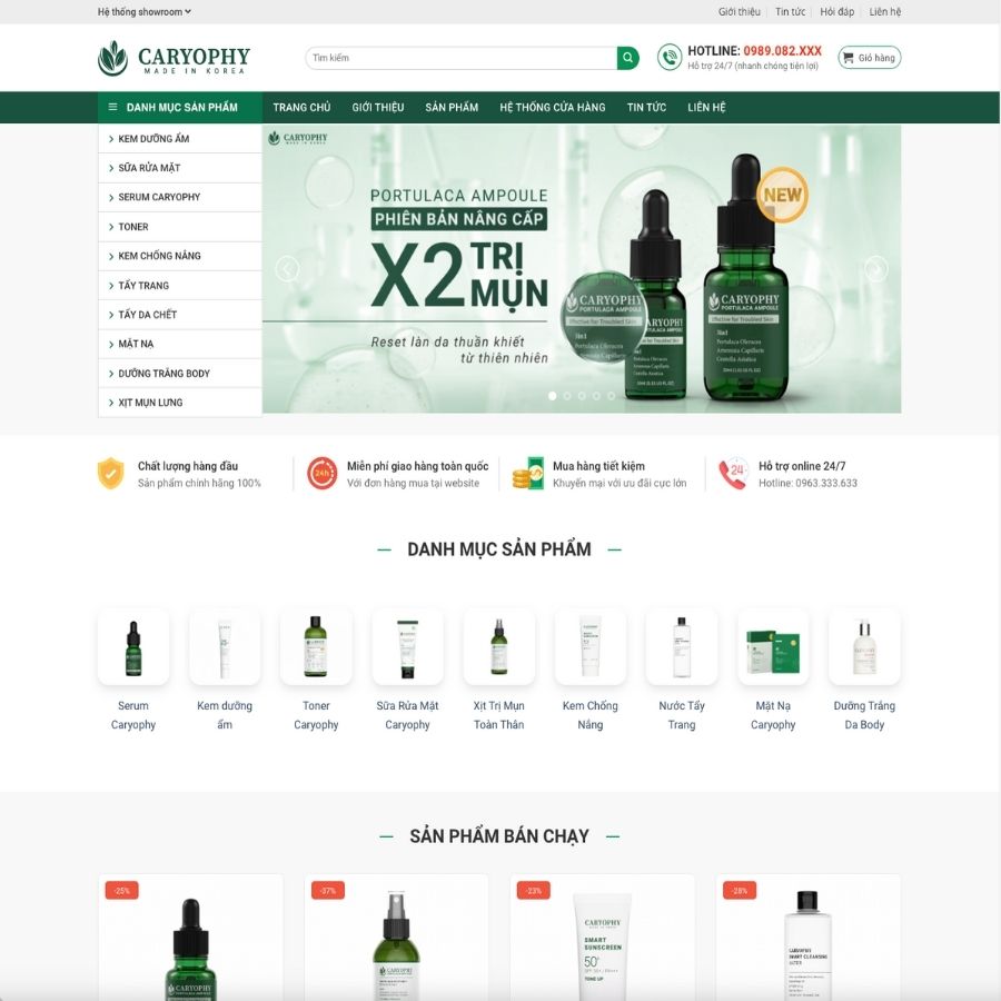 Themes WordPress mẫu website bán mỹ phẩm, website bán mỹ phẩm, bán nước hoa mỹ phẩm 10