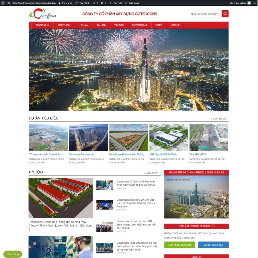 Themes WordPress mẫu website khoá học làm spa, khoá học làm đẹp, giới thiệu công ty 3