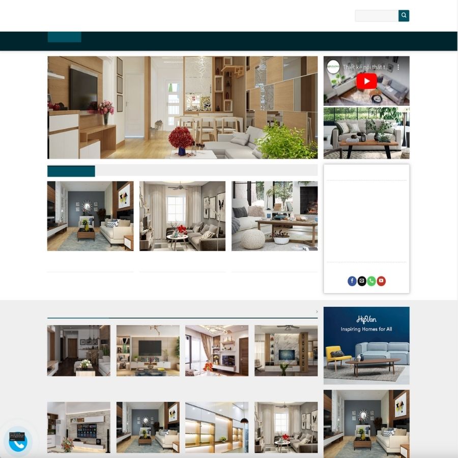 Themes WordPress mẫu website nội thất, mẫu website công ty nội thất, thiết kế nội ngoại thất 4
