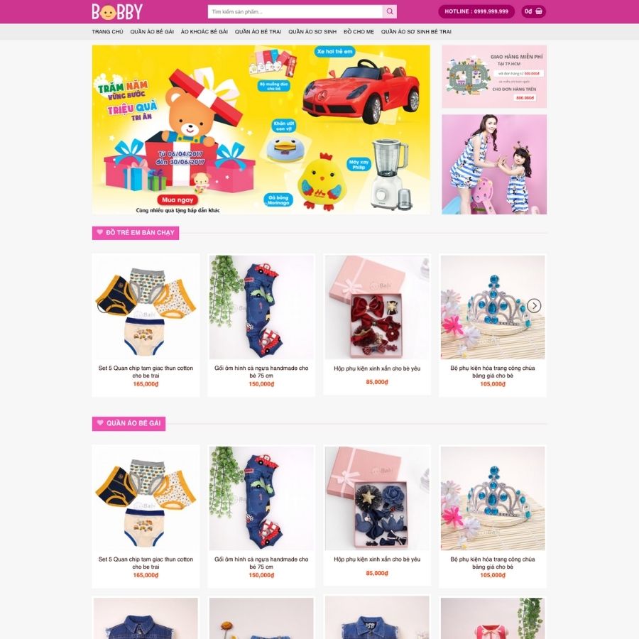 Themes WordPress mẫu website thời trang, website chuyên thời trang nữ , nam , trẻ em cực đẹp 3