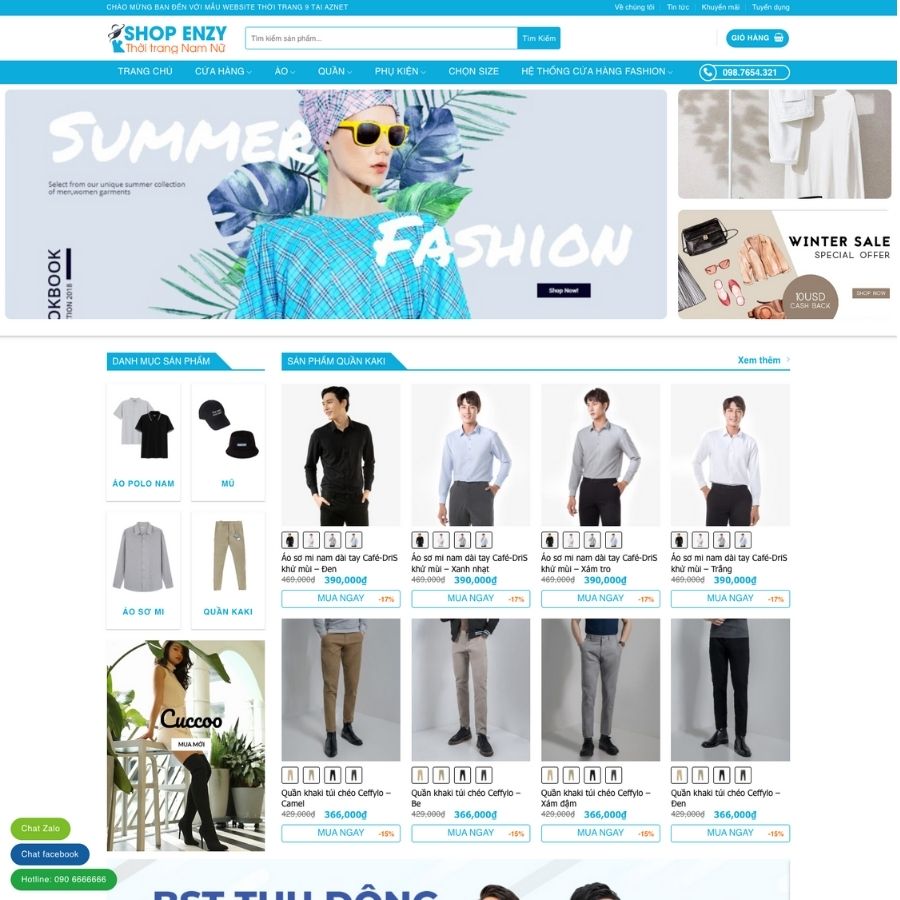 Themes WordPress mẫu website thời trang, website chuyên thời trang nữ , nam cực đẹp 4