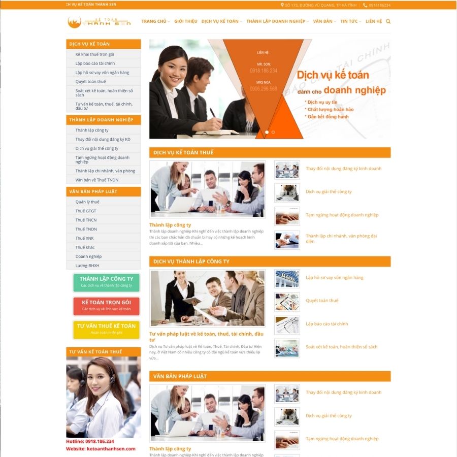 Themes WordPress mẫu website dịch vụ kế toán, thông tin kế toán, tư vấn dịch vụ kế toàn, tài liệu