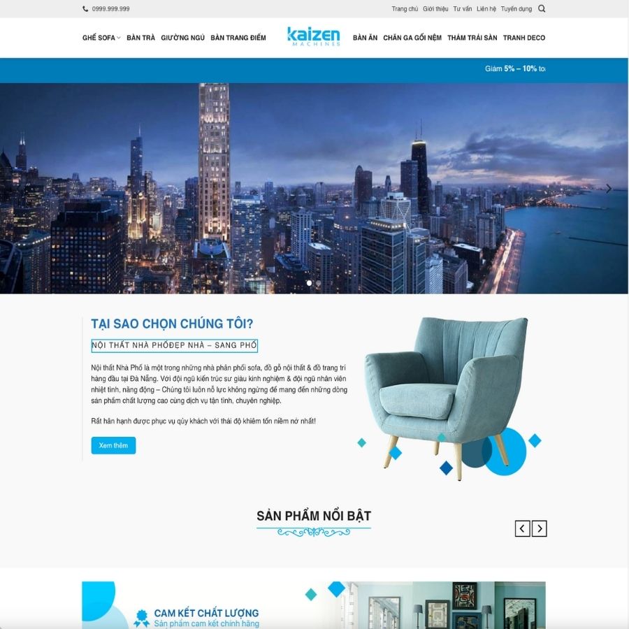 Themes WordPress mẫu website nội thất bàn ghế sofa, giới thiệu sản phẩm đồ bàn ghếp, nội thất 11