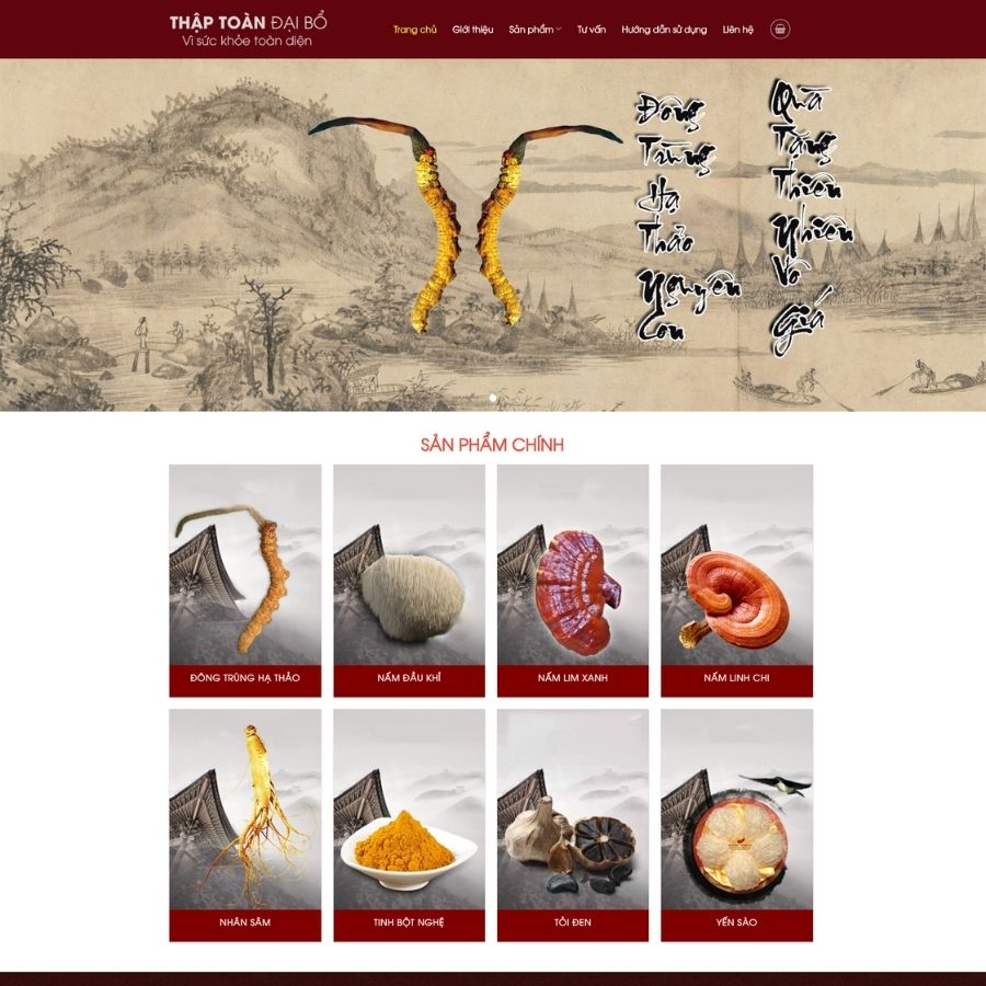 Themes WordPress mẫu website thực phẩm website thực phẩm chức năng, giới thiệu sản phẩm 7