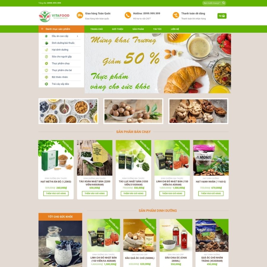 Themes WordPress mẫu website landingpage thực phẩm chức năng, bán thuốc, mẫu web sức khoẻ 10