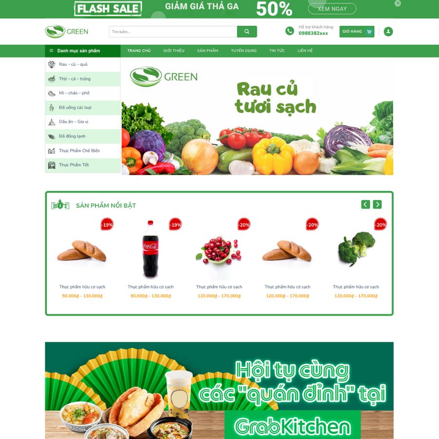 Themes WordPress đẹp bánh trung thu MadameHuong