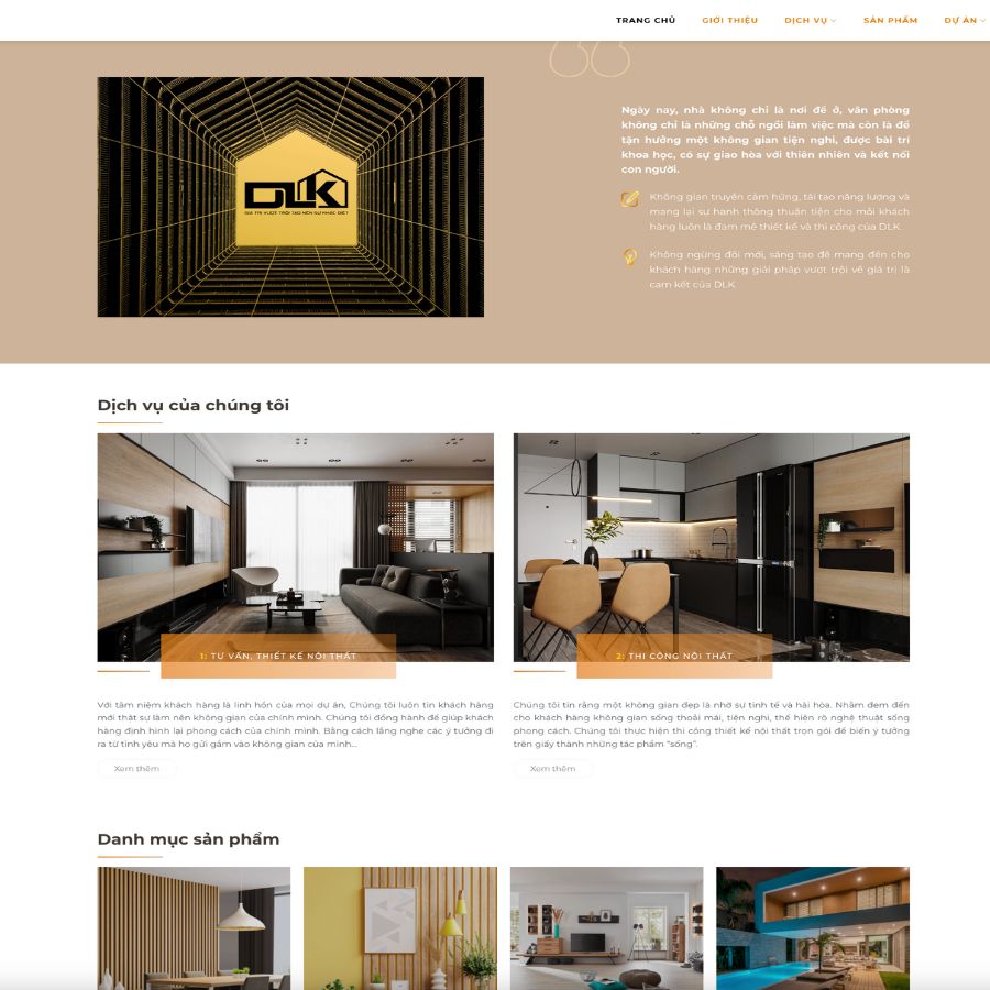 Themes WordPress đẹp mẫu web bất động sản Davi House