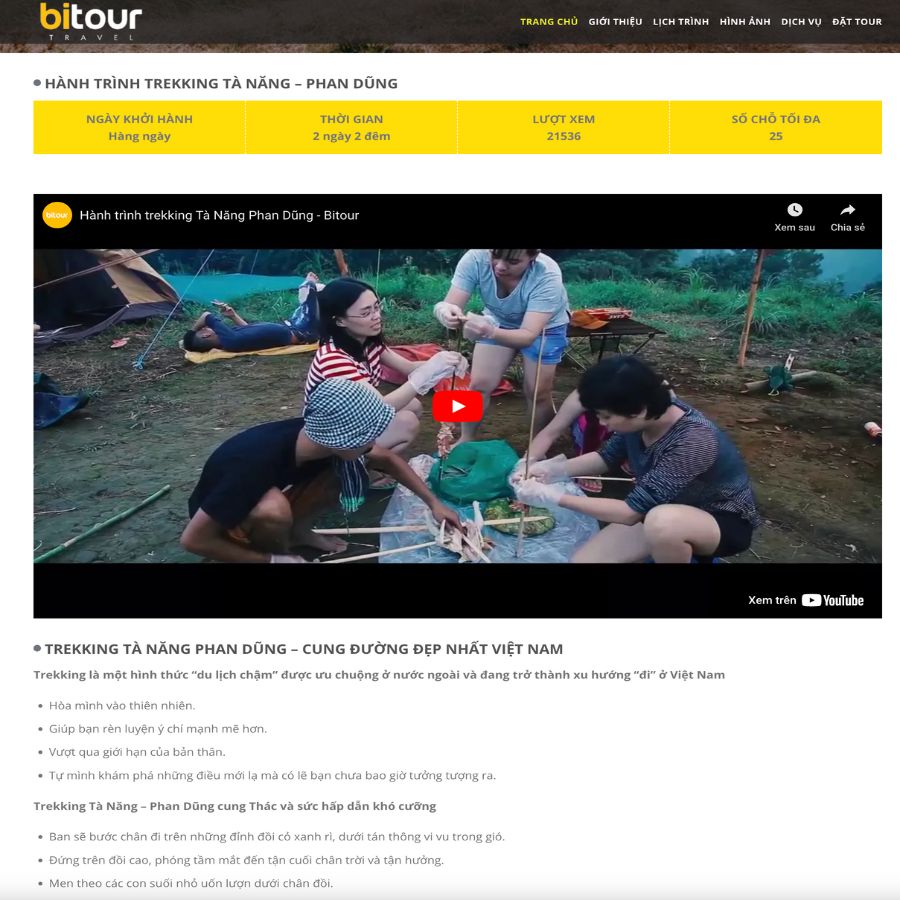 Themes WordPress đẹp mẫu website du lịch, khách sạn, tour du lịch