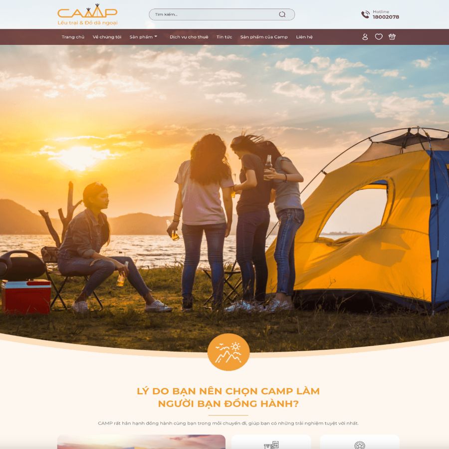 Themes WordPress đẹp bán camera, phân phối camera, bán hàng
