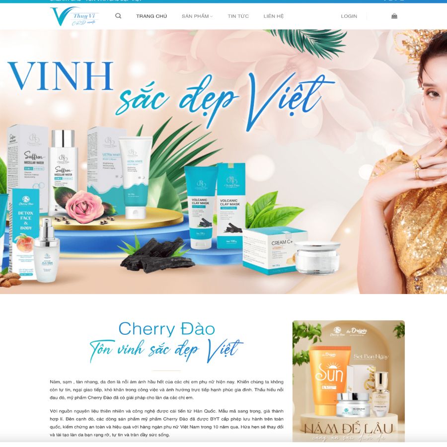 Themes WordPress đẹp mẫu web bán trái cây, giới thiệu hoa quả, trái cây Cherrydao