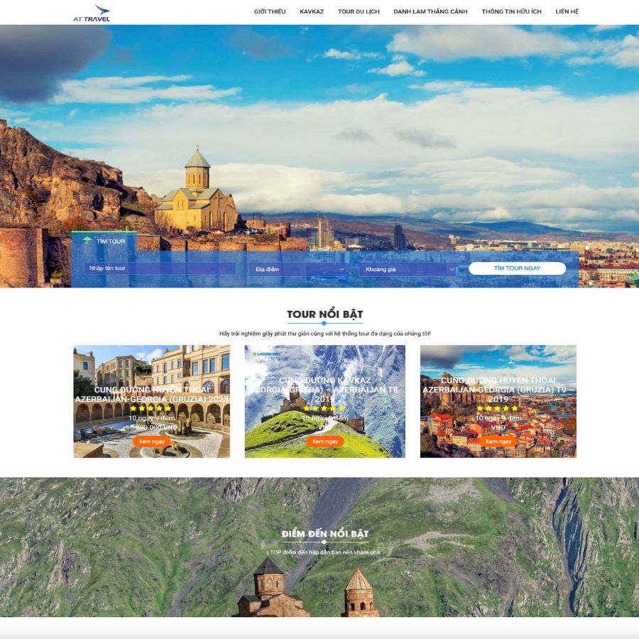 Themes WordPress đẹp mẫu website tin tức du lịch, travel, đặt phòng khách sạn