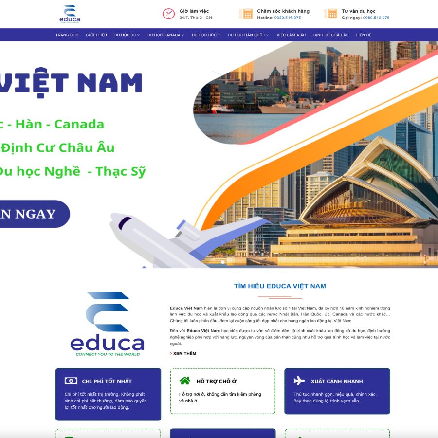 Themes WordPress đẹp mẫu website về giáo dục, tin tức edu giáo dục