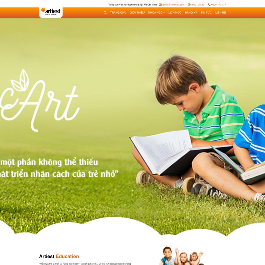 Themes WordPress đẹp mẫu website về giáo dục, edu trung tâm dạy học