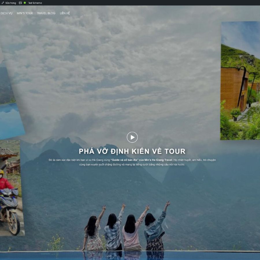 Themes WordPress đẹp mẫu website du lịch, travel, khách hàng, du lịch hà giang