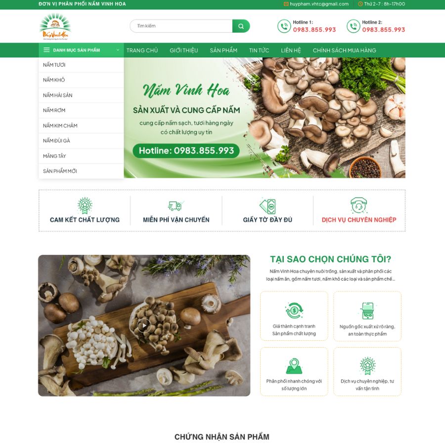 Themes WordPress đẹp mẫu website tổng khi gia dụng, bán hàng gia dụng