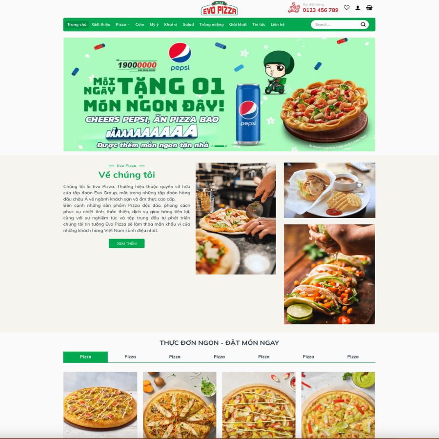 Themes WordPress đẹp mẫu website nhà hàng 02