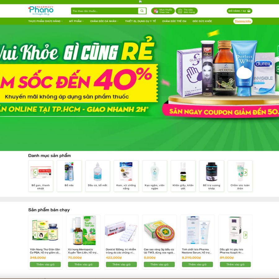 Themes WordPress đẹp mẫu website nhà thuốc 4