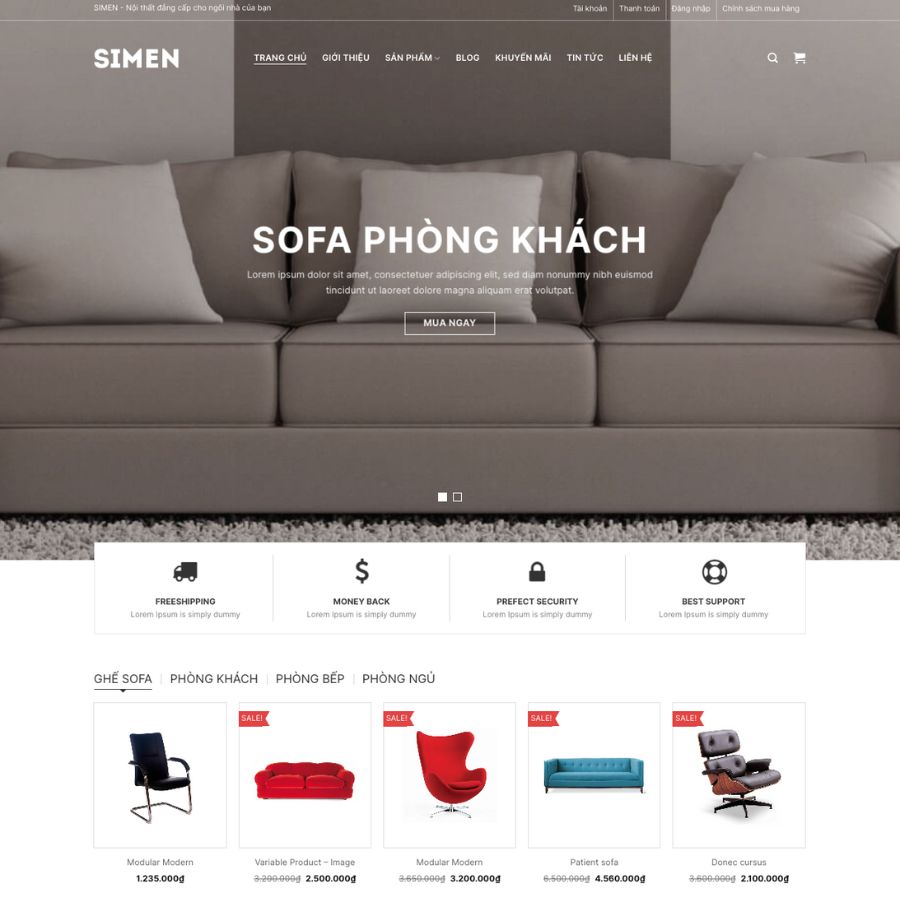 Themes WordPress đẹp mấu thiết kế web nội thất 35