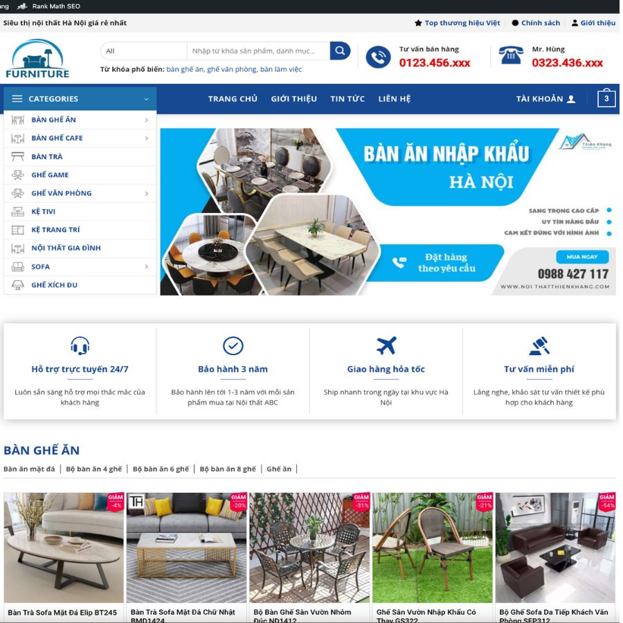 Themes WordPress đẹp mẫu website nội thất 39