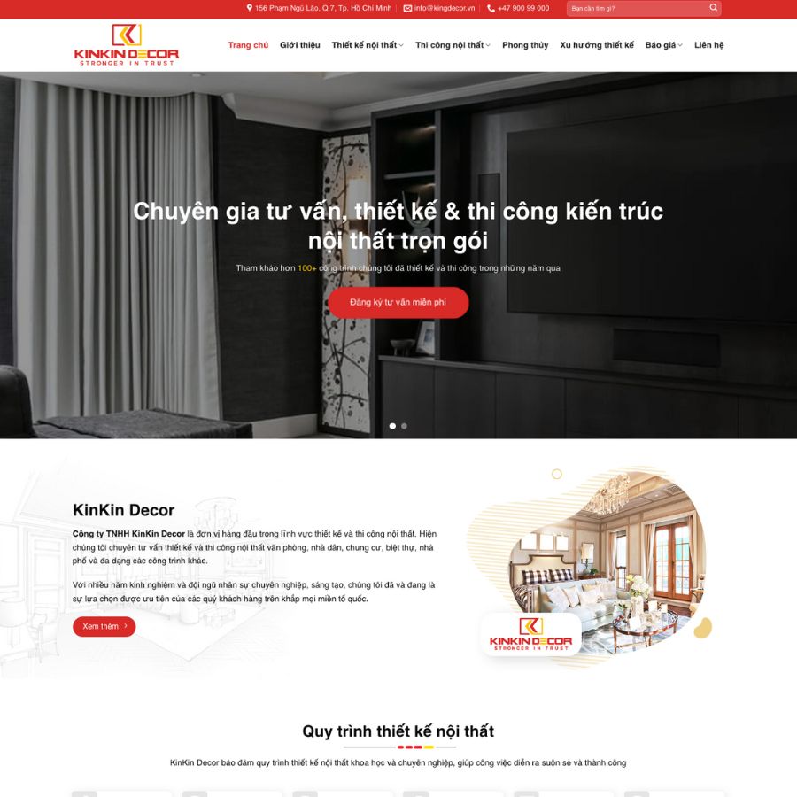 Themes WordPress đẹp mẫu website công ty nhôm kính