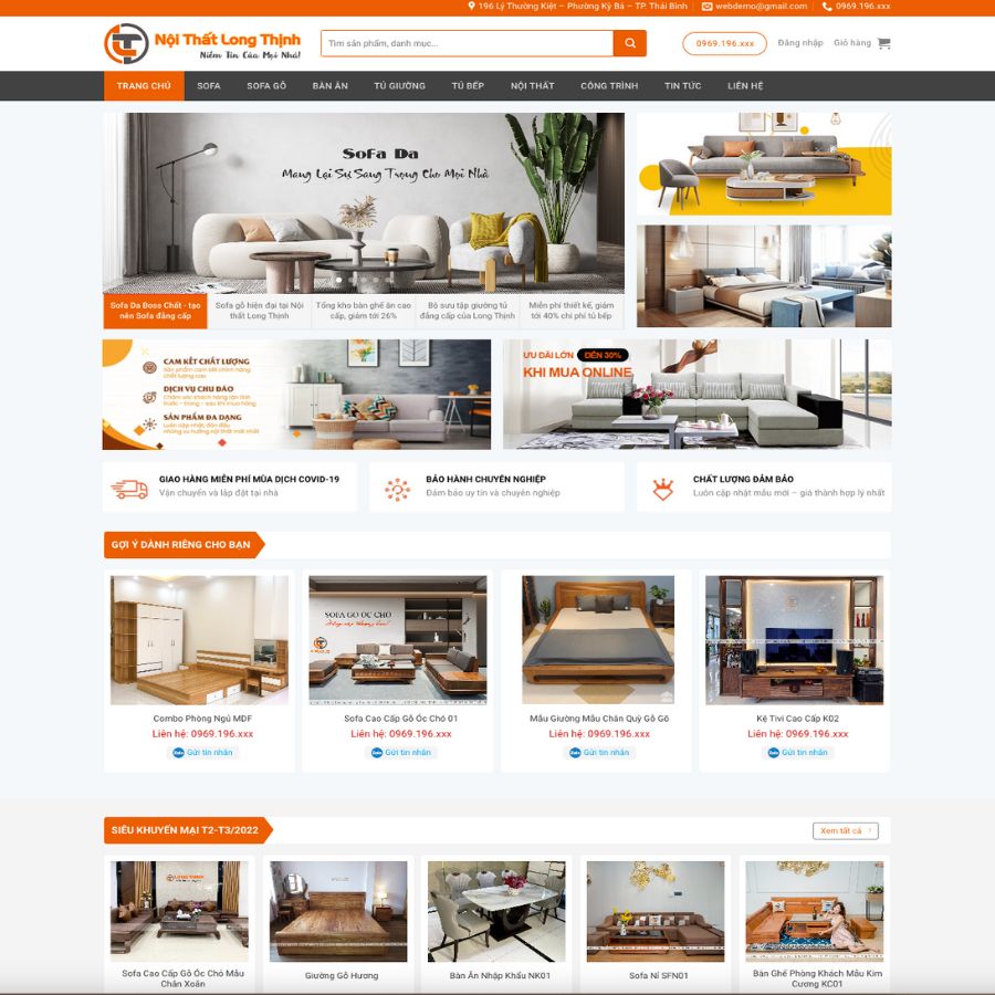 Themes WordPress đẹp mẫu website nội thất 37