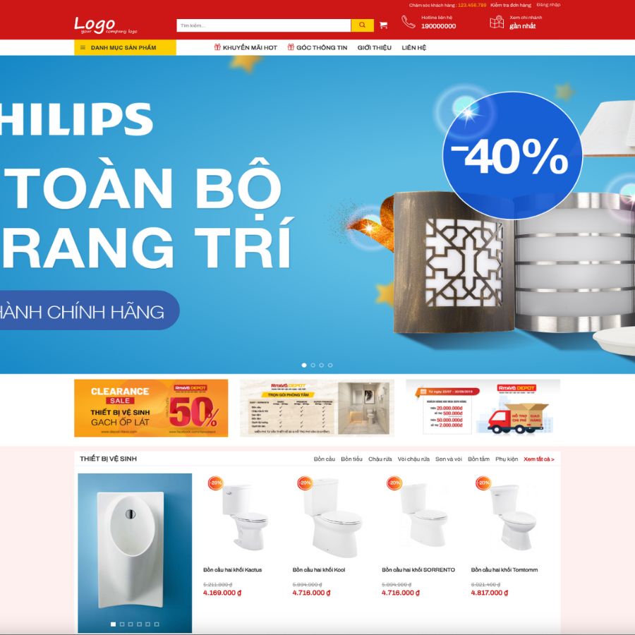 Themes WordPress đẹp themes bán hàng nội thất Sago chuẩn seo
