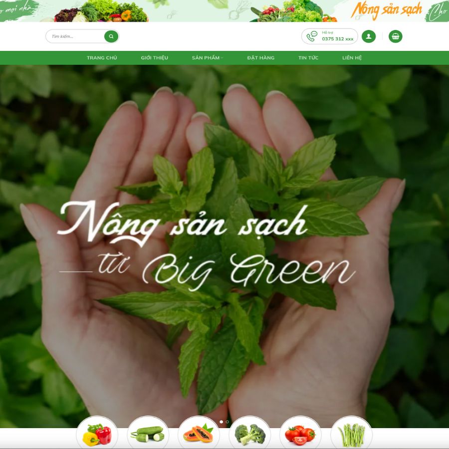 Themes WordPress đẹp mẫu website nông sản 05