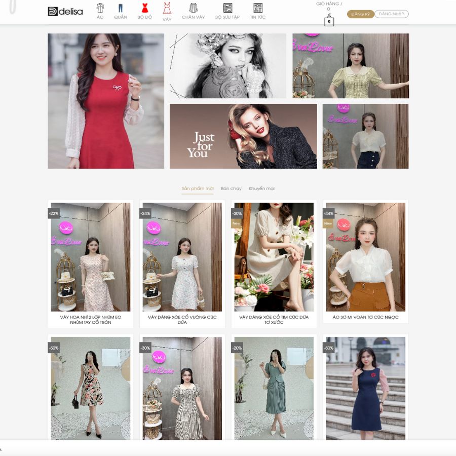 Themes WordPress đẹp mẫu website bán hàng thời trang nữ