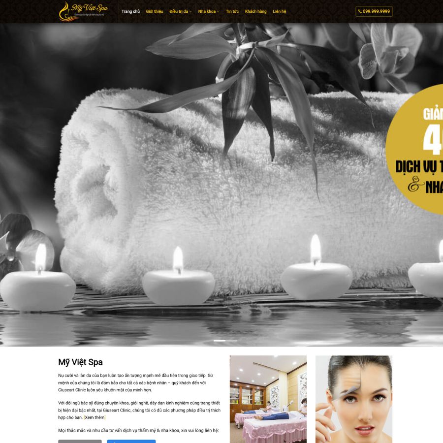 Themes WordPress đẹp mẫu website spa, thẩm mỹ viện cực đẹp