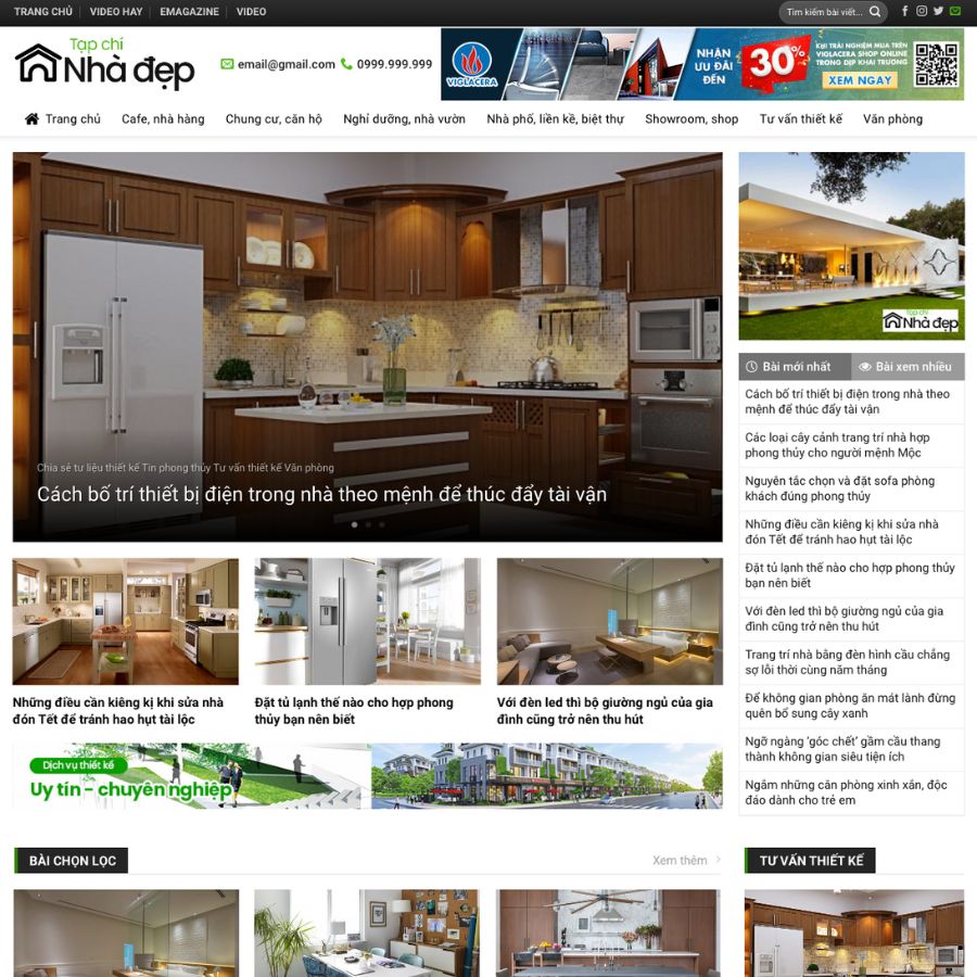Themes WordPress đẹp mẫu website tin túc 04
