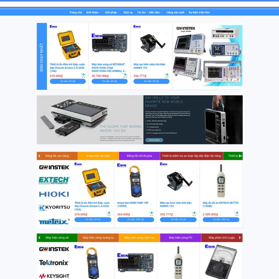Themes WordPress đẹp mẫu thiết kế website thiết bị công nghệ