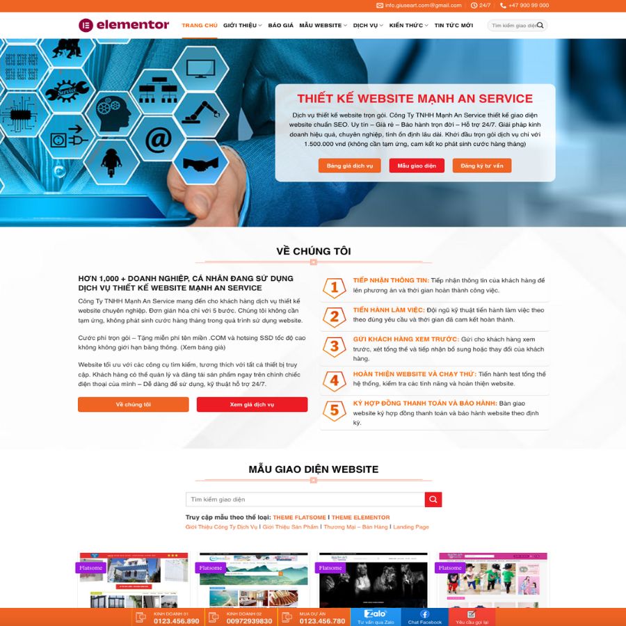 Themes WordPress đẹp mẫu thiết kế website, bán themes có sẵn