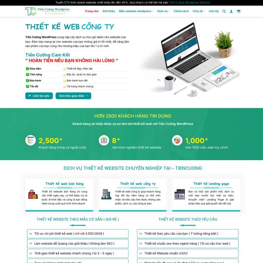 Themes WordPress đẹp mẫu website thiết kế web, bán themes giá , plugin website