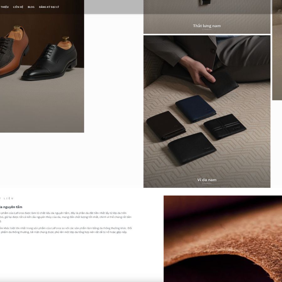 Themes WordPress đẹp mẫu website bán giày dép, giày da, web bán giày dép